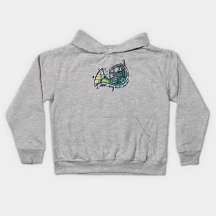 I toot my own horn Kids Hoodie